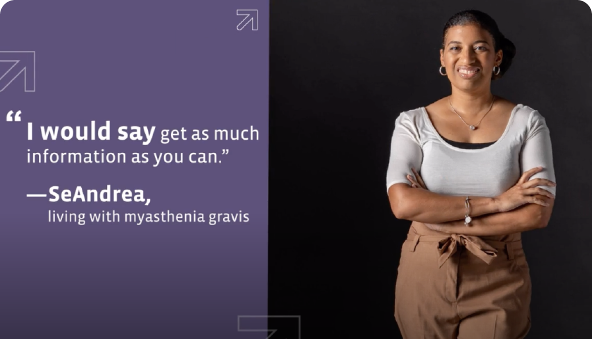 SEANDREA'S ADVICE TO PEOPLE WITH MG